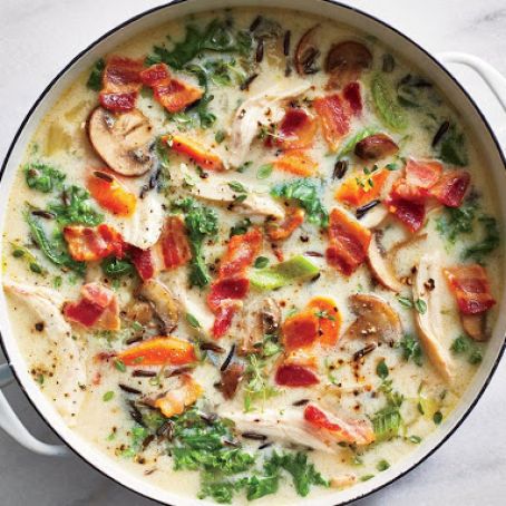 Creamy Chicken and Wild Rice Soup